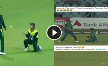 Pakistani players Ajmal-Malik's drop catch was recreated after years, WATCH VIDEO