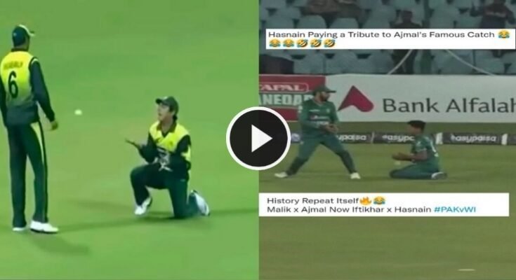 Pakistani players Ajmal-Malik's drop catch was recreated after years, WATCH VIDEO